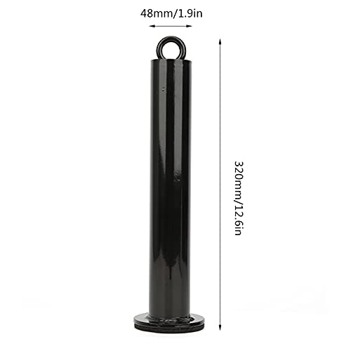 Barbell Weight Plate Holder, Adjustable Loading Pin with Support Frame for Dumbbell Grip Strength Training and Free Weight Equipment - size: 48 diameter*320mm