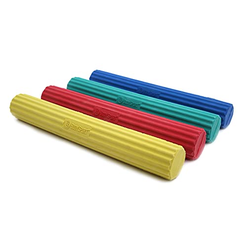 Body Sport Twist & Flex Bar – Flexible Rehab Equipment for Tennis Elbow, Golfer’s Elbow, Arm Injuries, & Tendonitis – Resistance Training for Improved Grip & Strength - color: Yellow (Extra Light Resistance)