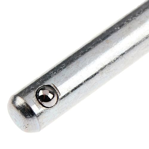3Pack 3/8" Dia Round Black KNOB Weight Stack Pin Stainless Gym Equipment Locking Weight Loading Pin Strength Training Multifunction Replacement Part ，Free Lanyard (3Pack, Φ3/8in x 3-1/4in) - color: 3Pack, size: Φ3/8in x 3-1/4in