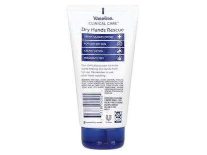 Vaseline Clinical Care™, Dry Hands Rescue, Fragrance Free, 5.1 fl oz (150 ml)