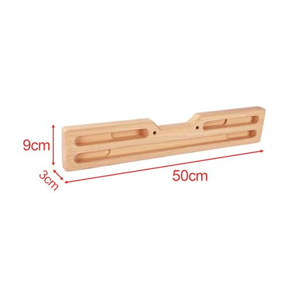 Climbing Training Board with Rope, Rock Climbing Trainer Fingerboard, Rock Climbing Grip Board for Hand Forearm Strength