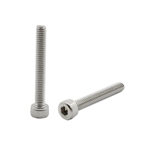 20 PCS Socket Head Cap Screws, TTZEZE 304 Stainless Steel Metric Machine Bolts Hex Socket Screw, Socket Drive Bright Finish Full Machine Threads for Shelf Chair Desk Install Repair (M4x30mm) - color: M4, size: 30mm
