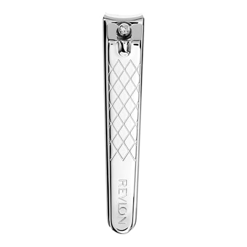 Revlon Toenail Clipper With File, Nail Care Tool With a Curved Blade for an Accurate Trimming and Grooming, Easy to Use, 1 count - size: 1 Count (Pack of 1)