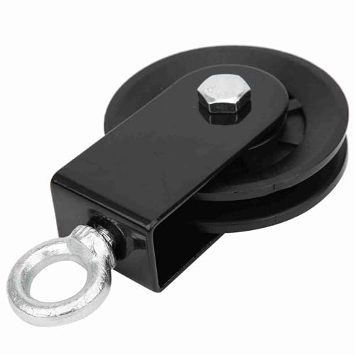 Fitness Equipment Bracket Pulley Mute Hanging Wheel DIY Support PP Iron Plate Wheel Set for Home Gym