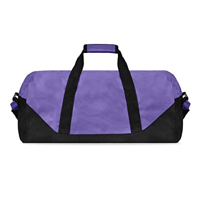 21" Large Duffle Bag with Adjustable Strap - color: Purple