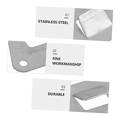 10pcs Stainless Steel Range Hood Hooks Triangle Hanging Boards for Kitchen Accessories for Side-Suction Hood Installation