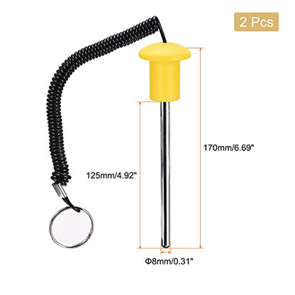 uxcell Weight Stack Pin with Pull Rope Magnetic Strengthen Training