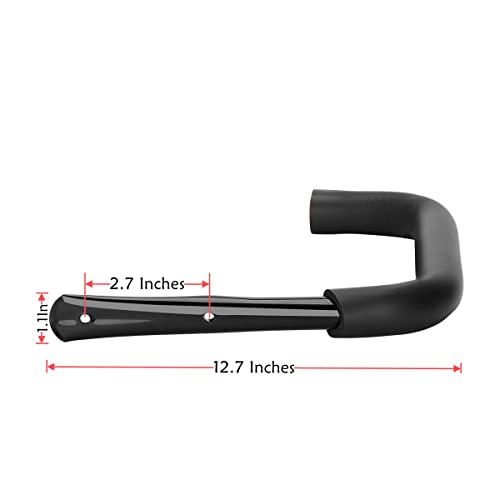 6 Pack Heavy Duty Garage Storage Hooks, 12.7 Inch Wall Mounted Utility Hanger & Organizer to Hanging Ladder, Canoe Paddleboard, Surfboard, Skiboard, Hose, Folding Chairs, Bike and Garden Tools - size: 12.7in-6 Pack