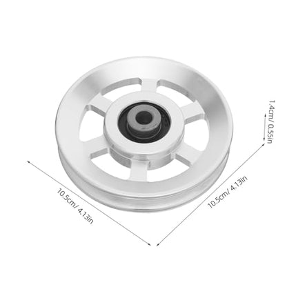 Zerodeko Aluminum Alloy Silent Pulley Roller Wheel for Gym Pulley Attachment 4.13 Inch for Home Fitness and Weight Lifting Equipment