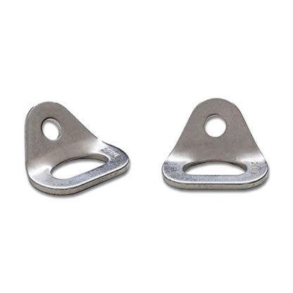 26kN Climbing Wall Bolt Hanger/Anchor/Tiedown for 3/8" Screw/Bolt Ideal for Rock Climbing and Home Gyms, Hammocks, Trailer Tie-Downs. Robust, Load-Bearing Steel Tie-Off - size: Two-Pack