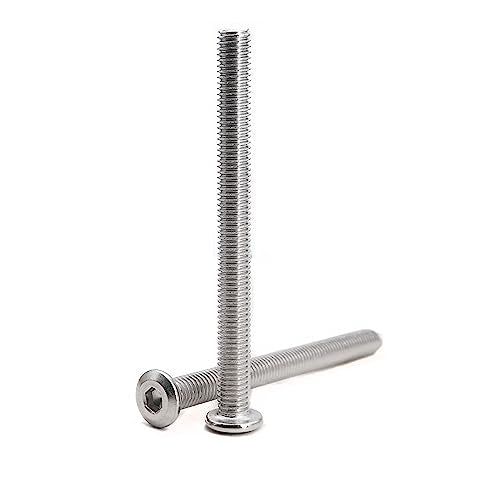 6pcs M8 x 110mm Rivet Countersunk Socket Cap Allen Head Bolts Screws Connecting for Furniture, 304 Stainless Steel - size: 6pcs M8 x 110mm