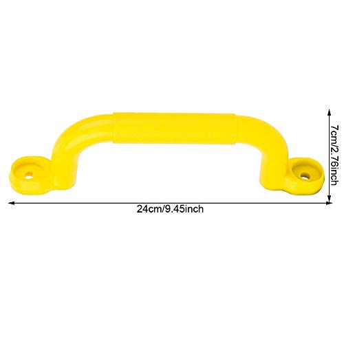 VGEBY1 Climbing Frame Handles, Plastic Kids Children Playground Safety Non-Slip Handle Swing Toy Accessories - color: Yellow