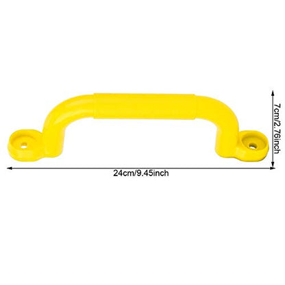 VGEBY1 Climbing Frame Handles, Plastic Kids Children Playground Safety Non-Slip Handle Swing Toy Accessories - color: Yellow