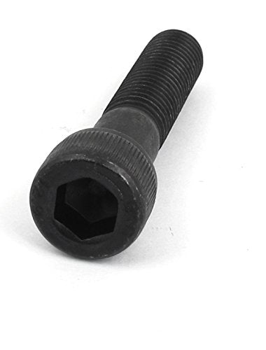 uxcell M10x50mm 12.9 Alloy Steel Hex Socket Screws Partially Threaded Bolt Black 10Pcs - size: M10x50mm