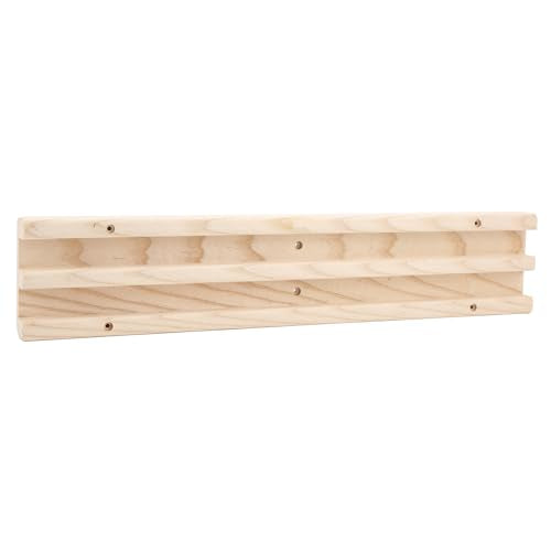 Rock Climbing Fingerboard | Grip Strength & Finger Training Board | Hangboard for Home Door Frame/Climbing Gym/RV | Solid Wood with Screws