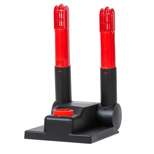 JobSite Portable Boot Dryer and Deodorizer – Fast Drying for Work Boots, Shoes, Boxing Gloves, Cleats & Ski Gear