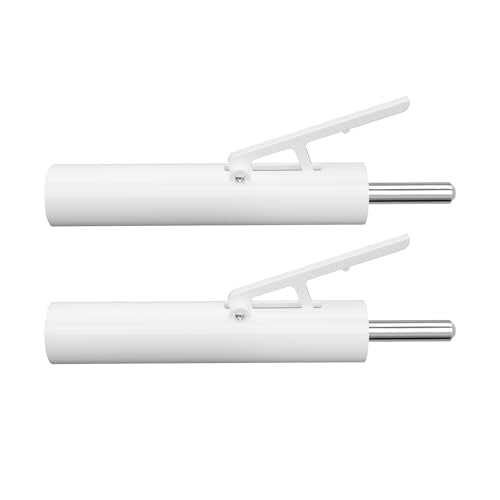 Drop Set Pins for Gym, Quick Release Weight Stack Pins, Auto-Eject, 5/16” | Quick-Release Drop Set Pins Gym Fits Most Selectorized Machines, Easy Transition to Lower Weights for More Reps - color: White 5/16" Diameter