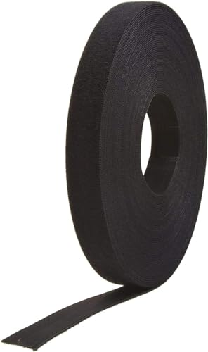 VELCRO Brand Cut to Length Straps Heavy Duty | 45 Ft x 3/4 in | ONE-WRAP Self-Gripping Double Sided Roll | Bundling Ties Fasten to Themselves for Secure Hold, VEL-30834-AMS, Black - color: Black, size: 45 Ft x 3/4 in