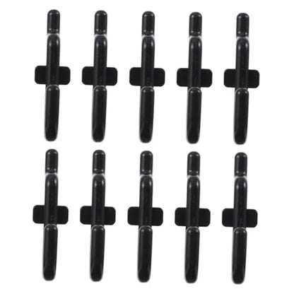 Kisangel 10pcs Plastic Pegboard Hooks Heavy Duty Pegboard Accessories for Garage Tool Storage Hanging Board Hooks for Organization and Wall Display