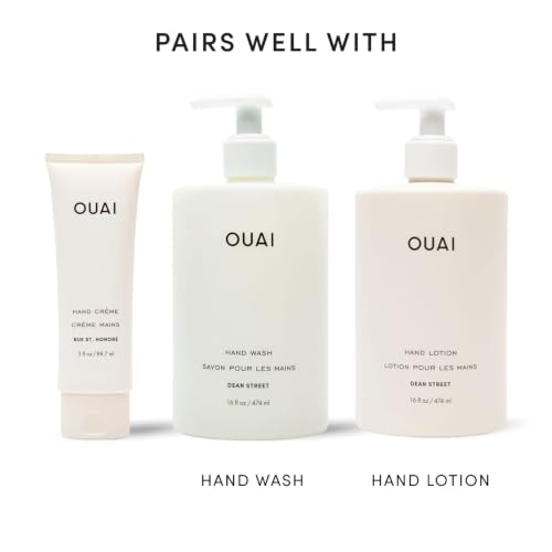 OUAI Hand Cream - Thick, Creamy Balm with Coconut Oil, Murumuru Butter and Shea Butter - Hydrating Moisturizer for Soft Hands - Use Daily to Deeply Nourish Skin (3 Oz) - size: 3 Ounce (Pack of 1)