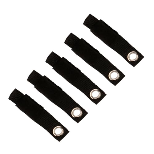 5PCS Pack Securing Belt Reinforced Nylon Binding Strap Perfect for Outdoor Activity and Stable Equipment Stabilization Strong Polyamide Belt - color: 25x184mm