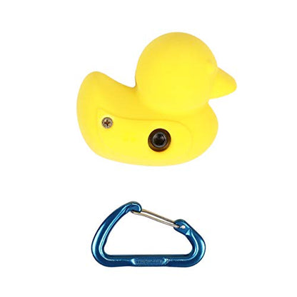 Atomik Rock Climbing Holds Bolt-On Ducky in Yellow