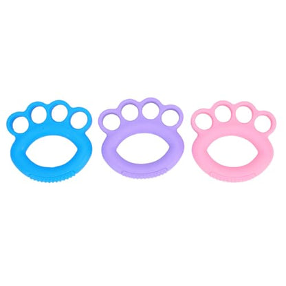 Socobeta Hand Grip Strengthener 3pcs Finger Exerciser Set Portable Design for Climbers Athletes TPE 10lbs 20lbs 30lbs