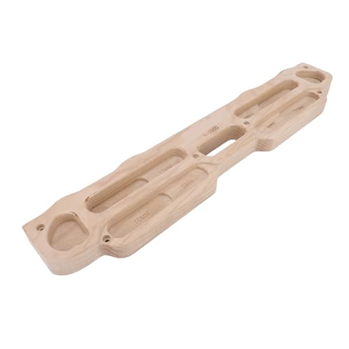 RiToEasysports Wood Hangboard, Strength Training Fingerboard, Home Workouts for Climbers Athletes