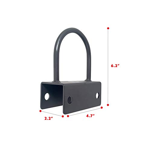 Sunny Health & Fitness Power Cage Squat Rack Attachments for Home Gym | Strength Training, Expanded Workout Variety, Durable Construction, Secure Fit, Quick Installation, Versatile Exercise Support - style: U-Ring