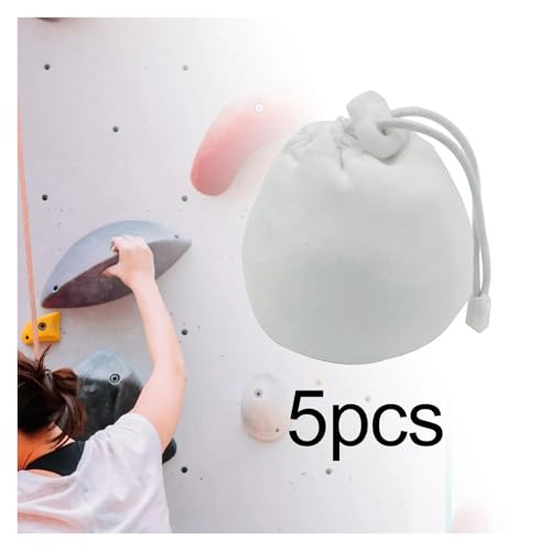 10 Pcs Chalk Ball Bag Anti Slip Drawstring For Deadlifting Fitness Gymnastics Bouldering Training Weightlifting Rock Climb