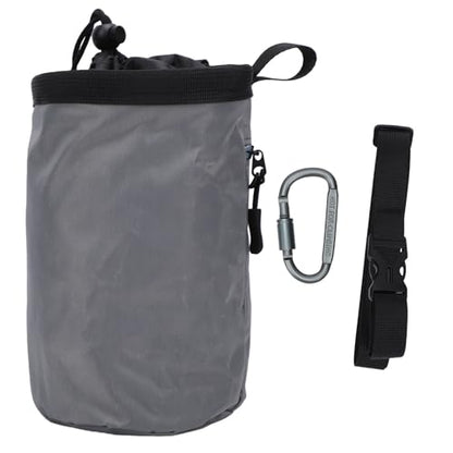 Yctze Climbing Chalk Bag, Large Capacity Water Proof Oxford Fabric with Adjustable Waist Belt and Zippered Pocket, for Weightlifting Gymnastics and Rock Climbing