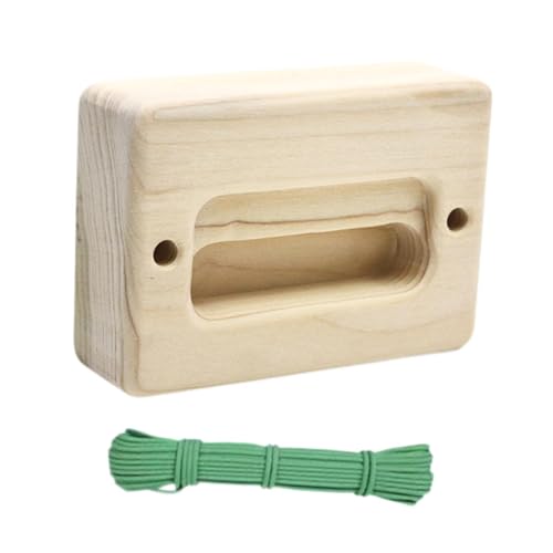 SM SunniMix Climbing Hangboard Wooden Hang Board Strengthen Your Grips, Arms and More