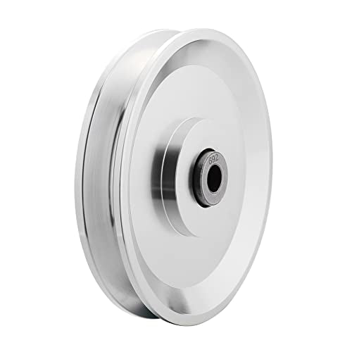 1Pc Aluminum Alloy Lift Load Bearing Pulley Wheel Gym Equipment Accessory with High Machining and Anodized Surface Lightweight and Easy to Install for Exercise Machine Attachments