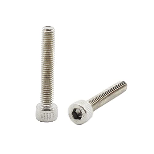 20 PCS Socket Head Cap Screws, TTZEZE 304 Stainless Steel Metric Machine Bolts Hex Socket Screw, Socket Drive Bright Finish Full Machine Threads for Shelf Chair Desk Install Repair (M5x30mm) - color: M5, size: 30mm