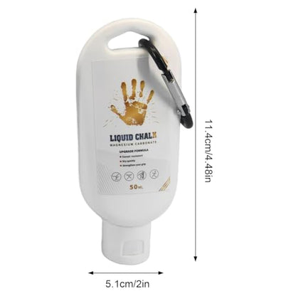 Lifting Chalk Liquid Long-Lasting Liquid Chalk | Strong Grip Hand Fluid, Grip Fluid, Gym Accessories for Pole Dancing, Weightlifting, Rock Climbing, Bodybuilding, Bouldering - color: 50ML