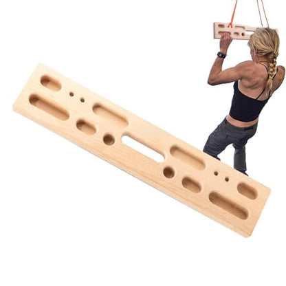 Rock Climbing Fingerboard Heavy Duty Portable Trainer | Climbing Hangboard Doorway Mount for Climbers Beginner Men Women Home Gym Indoor Fitness Workout