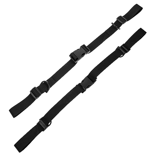 UKCOCO 2Pcs Sturdy Bundle Straps Tie Down Fastener Webbing Belt for Securing Bags Tents Yoga Mats High Strength Load Bearing Capability