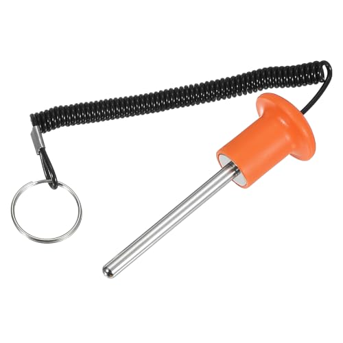 Gym Pin Weight Stack Pin Strength Training Lifting Equipment Replacement with Pull Rope Fitting for Club - color: Orange, size: 0.3 x 3.1 Inch