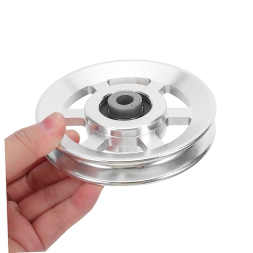 Zerodeko Aluminum Alloy Silent Pulley Roller Wheel for Gym Pulley Attachment 4.13 Inch for Home Fitness and Weight Lifting Equipment
