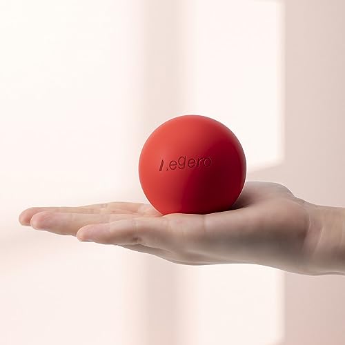 Massage Lacrosse Balls for Myofascial Release (2Pack, Rose Red and Purple) | Yoga Deep Tissue Massage,Trigger Point Therapy and Foot Plantar Fasciitis,Muscle Soreness Massager Ball - color: Rose Red/Purple