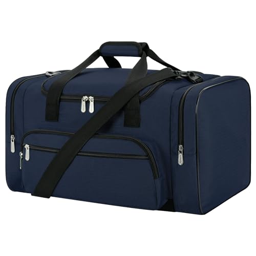 Sports Duffel Bag 20 inch for Travel Gym - Navy Blue - color: Navy Blue, size: 20 inch - 1.0