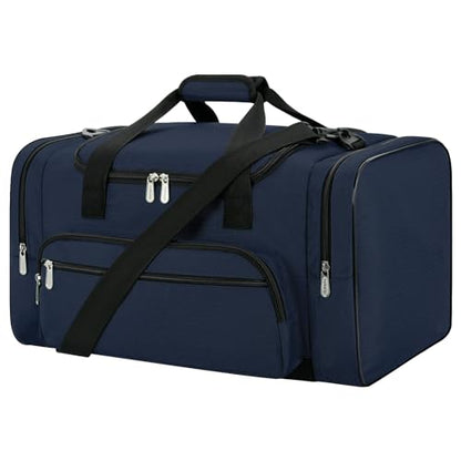 Sports Duffel Bag 26 Inch Travel Gym Duffle - Navy Blue - color: Navy Blue, size: 26 inch - 1.0