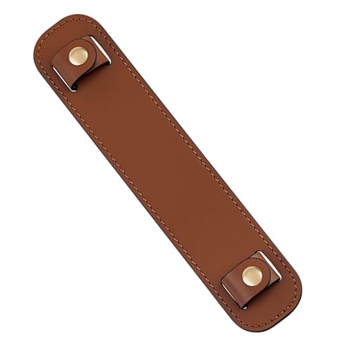 Vachetta Leather Shoulder Pad Soothing Shoulder Pad for Cossbody Bag Straps - color: Brown Strap Pad