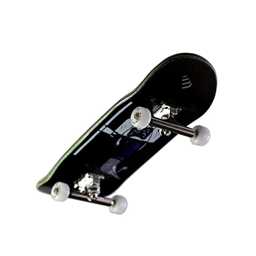 NOAHWOOD Wooden Fingerboard Complete (Noah Team 9.5S Short Nose Short Tail) Hand Mould Made(+34mm Prince Silvery Trucks)(+NW Handmade PRO Logo Wheels ii) (PSA/No Pipe) - color: No Pipe