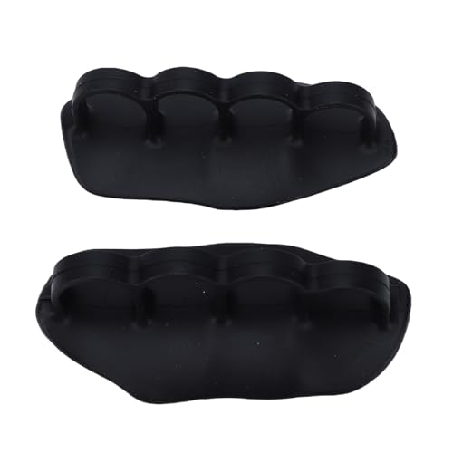 MAVIS LAVEN 2PCS Non Slip Workout Grips, Ergonomic Hand Protector Pad with Finger Cots Design for Weight Lifting Dumbbell Training, Silicone Grip Pad for Gym Equipment