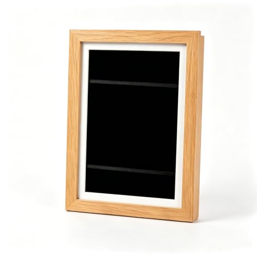 Kids Artwork Frame 8.5x11 with Stand for Tabletop or Wall, A3 Large Magnetic Front Opening Picture Frame for Children's Drawings, Thick Solid Wood Look Display & Storage, Natural Wood Color (8.5x11 with Stand) - size: 8.5x11 with Stand