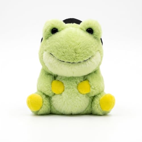 Cute Frog Plush Chalk Bag for Rock Climbing, Soft Fluffy Animal Climbing Magnesium Pouch with Adjustable Belt, Novelty Stylish Chalk Bucket for Bouldering Gym Training