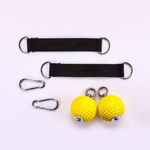 UKCOCO 2 Sets Grip Strength Trainer Workout Balls for Climbing Pull-up, Nonslip round Exercise Supplies with Wear-resistant Polyester Cotton and Nylon Material, Portable Design for Indoor