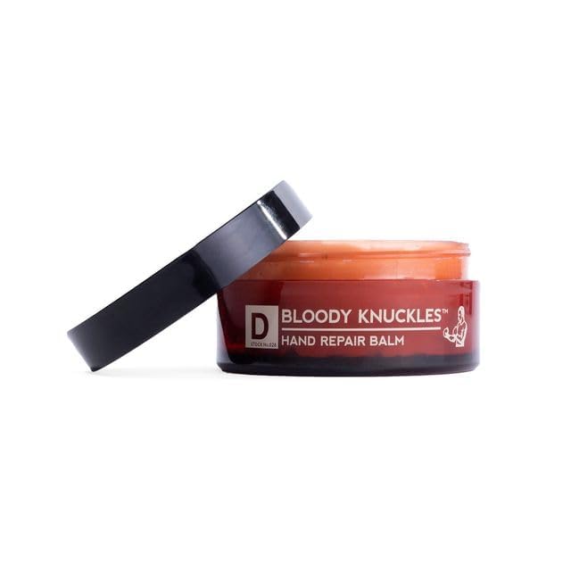 Duke Cannon Bloody Knuckles Hand Repair Balm - Travel Size 4 Pack, 1.4 oz Each, Unscented Moisturizer for Dry, Cracked Hands - size: 1.4 Ounce (Pack of 4)
