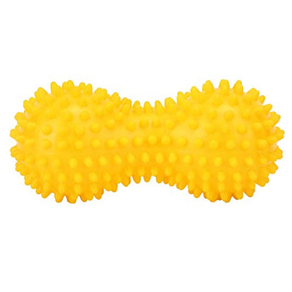 aqxreight , Spiky Fascia Relaxation for Fitness, High Density PVC Relief Tool with Strong Spikes, Plantar Foot & Full Body - color: Yellow
